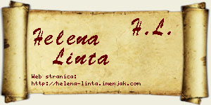 Helena Linta vizit kartica